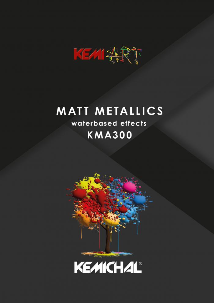 KMA300 KemiArt Matt Metallics Water-Based